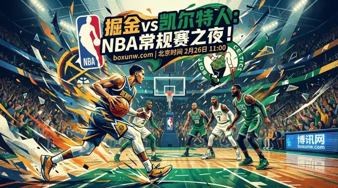 掘金VS凯尔特人：约基奇场均29+12迎硬仗！4连胜的绿军为何客场被让4分？