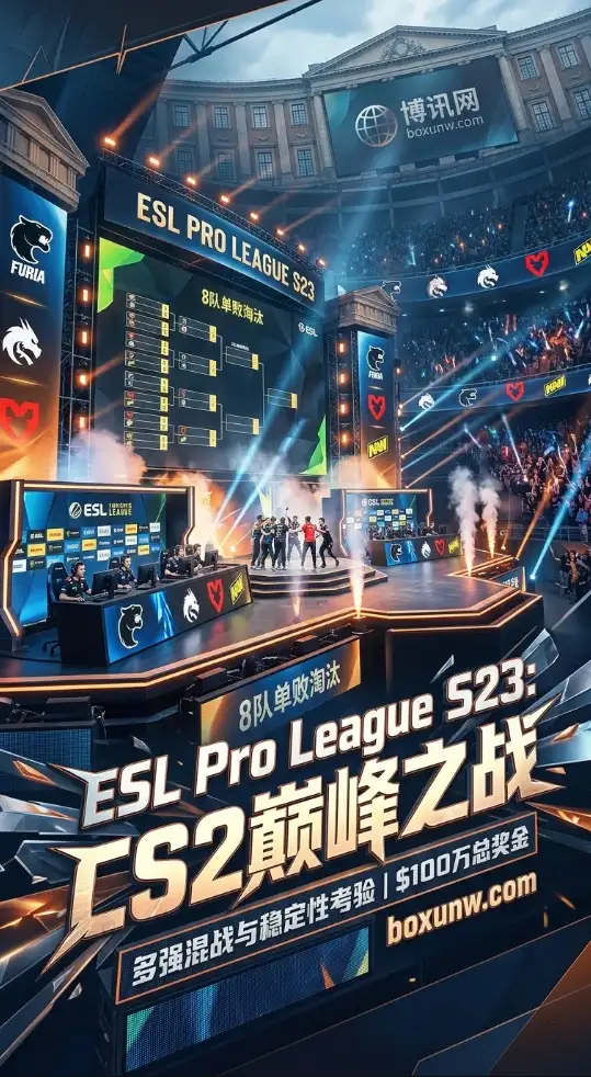 100万美元奖金悬赏!ESL S23详细赛程名单:24支全球顶尖CS2强队谁能问鼎