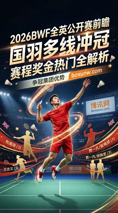 抢12000积分！2026全英公开赛观赛指南：国羽3线冲金，5大看点揭秘羽坛最高殿堂