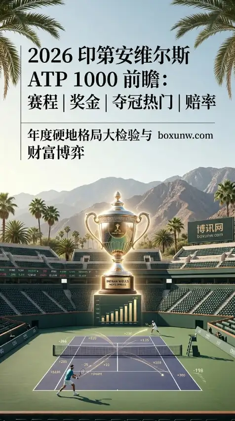 3月4日正赛开打!一文看懂2026印第安维尔斯ATP1000赛程与115万冠军奖金