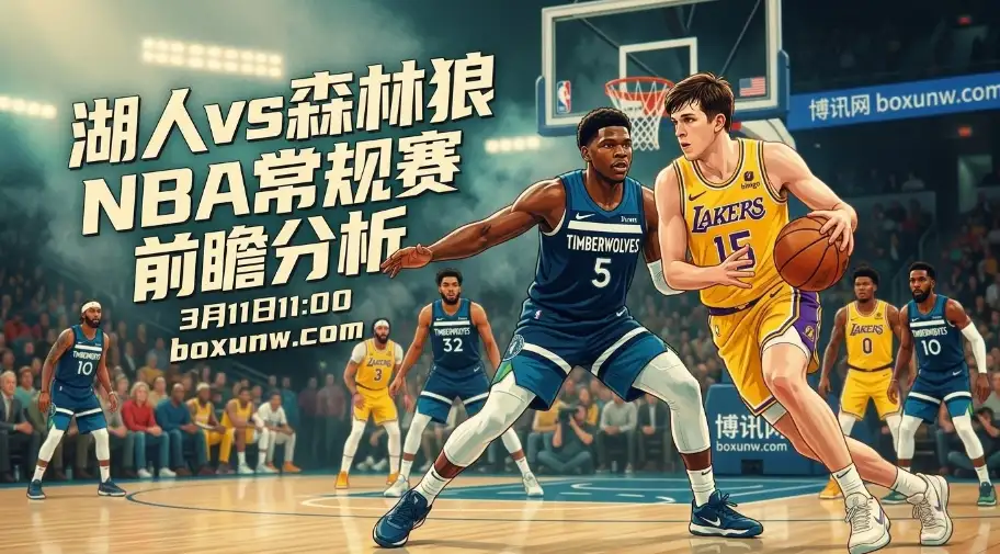 湖人vs森林狼：近5场赢下4场让分，湖人稳守主场？2大数据指明方向