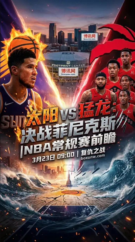 西部第7岌岌可危!太阳迎战东部第5猛龙,最后10场冲刺谁能笑到最后?