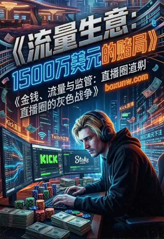 累计下注36亿美元！xQc的1500万“赌播”高薪，撕开了直播行业的遮羞布