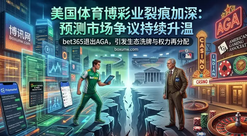 预测市场搅局？bet365退出AGA引爆美国体育博彩2大阵营分歧