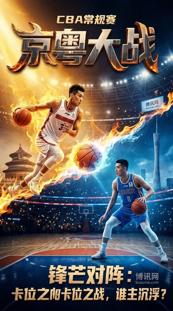 3月27日19:35巅峰对决!CBA常规赛迎来重磅京粤大战,广东vs北京胜算几何?