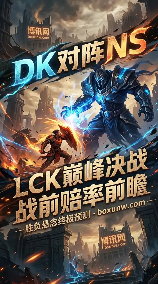 LCK 2026焦点战：DK独赢盘口低至1.28，2比0横扫NS概率有多大？