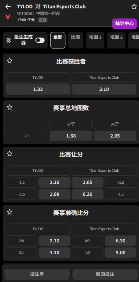 TYL vs TEC - 无畏契约 VCT CN第一赛段 - 赔率信息必威(Betway)