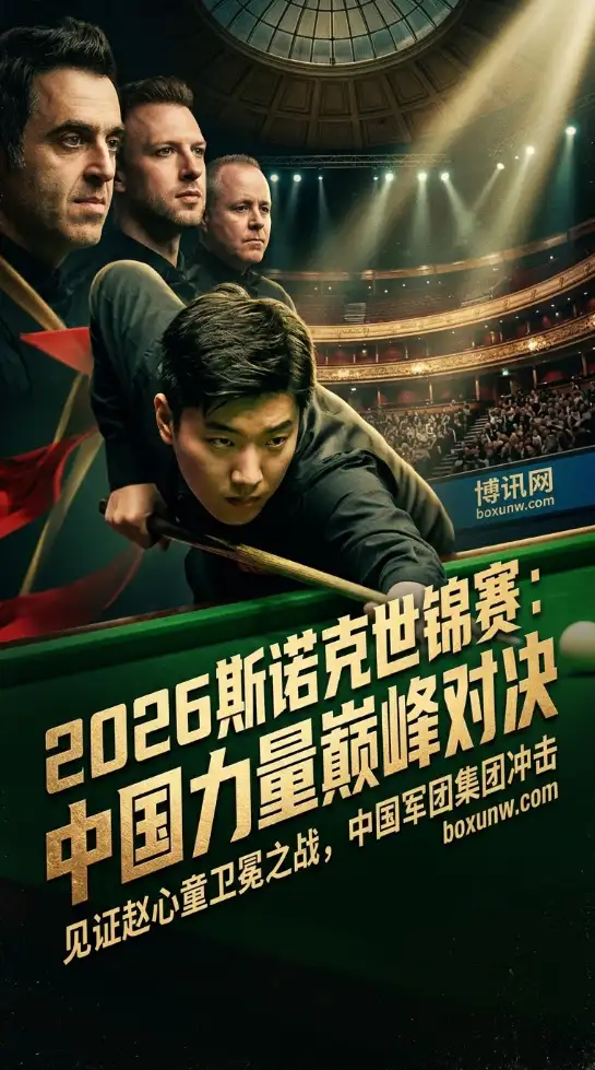 创纪录!5将直通2026斯诺克世锦赛正赛,丁俊晖压哨入围,赵心童冲击第2冠
