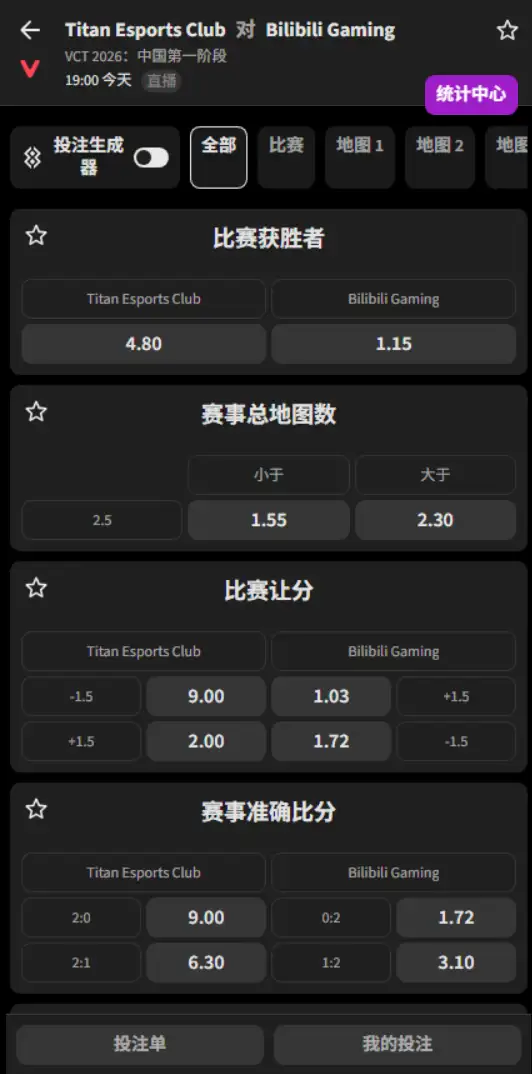 TEC vs BLG - 无畏契约 VCT CN第一赛段 - 赔率信息必威(Betway)