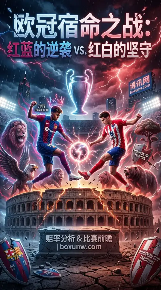 狂进30球的火力网！巴萨VS马竞欧冠前瞻：亚马尔冲第4斩，西蒙尼防线迎大考！