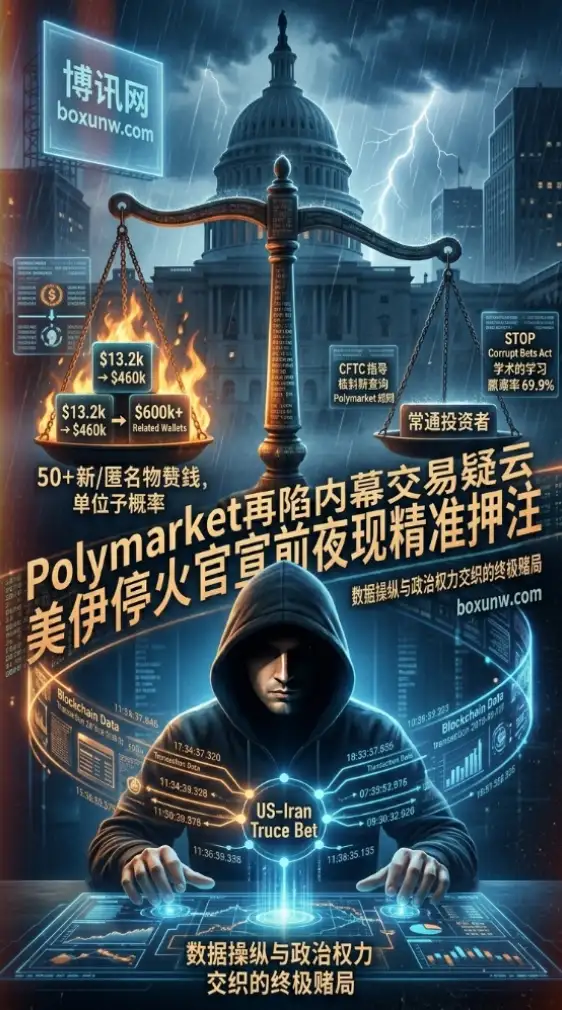 提前71分钟建仓赚走55万美金?起底Polymarket年内3大内幕交易案,美国国会紧急重拳出击