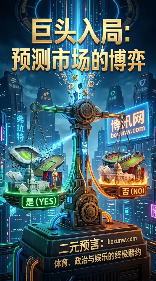 下一个千亿蓝海?揭秘预测市场2大核心变量,Betfair等博彩巨头已开启集体抢跑模式