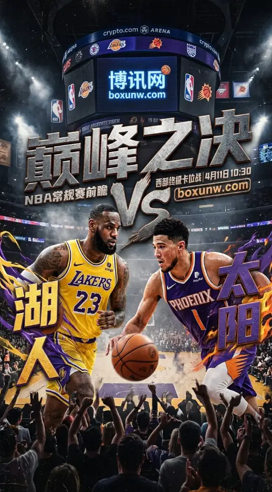 4月11日NBA焦点战:湖人遭遇苦主太阳,3胜1负交锋记录暗藏玄机?
