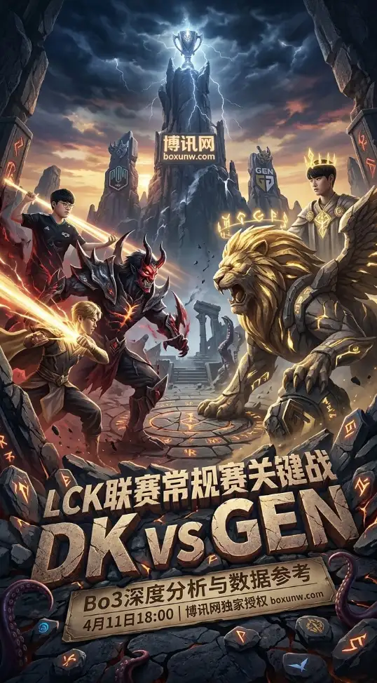 进军MSI关键战!GEN欲凭71.4%首血率拿分,DK这1个反打点能否将比赛拖入第3局?