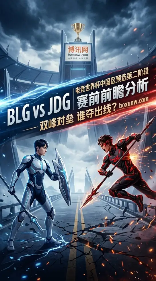 4月13日生死战！BLG对阵JDG争夺电竞世界杯名额，3大数据揭示谁能笑到最后？