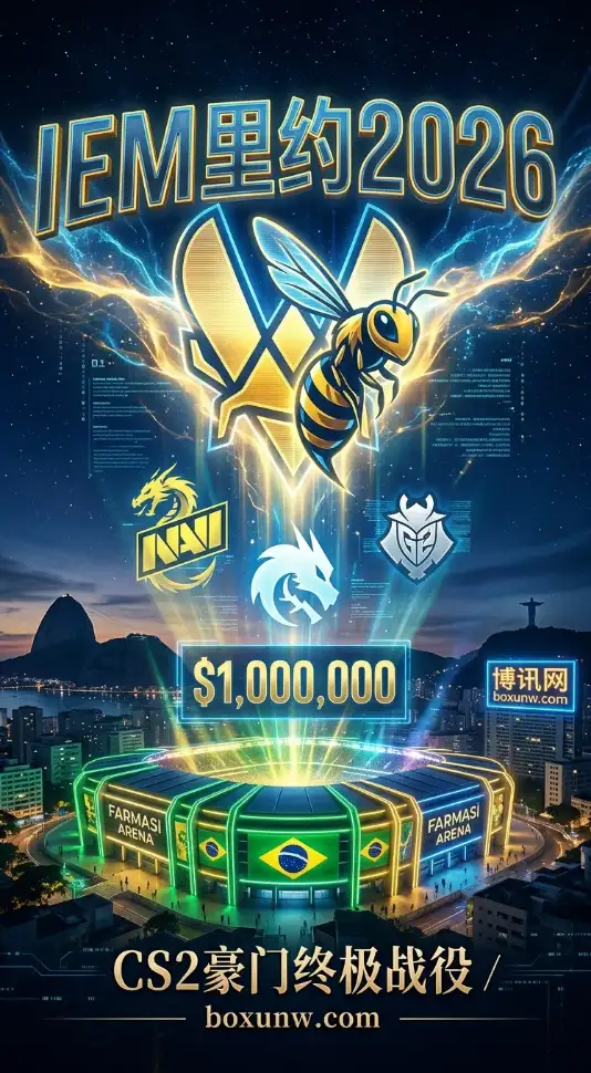 IEM里约2026震撼开打!100万美金悬赏,CS2十六强豪门谁能登顶?