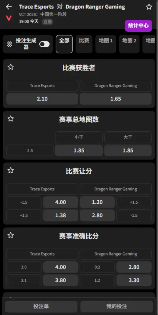 TE vs DRG - 无畏契约 VCT CN第一赛段 - 赔率信息必威(Betway)
