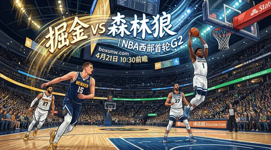 掘金vs森林狼G2前瞻：1-0领先！约基奇能否带队拿下第2胜？