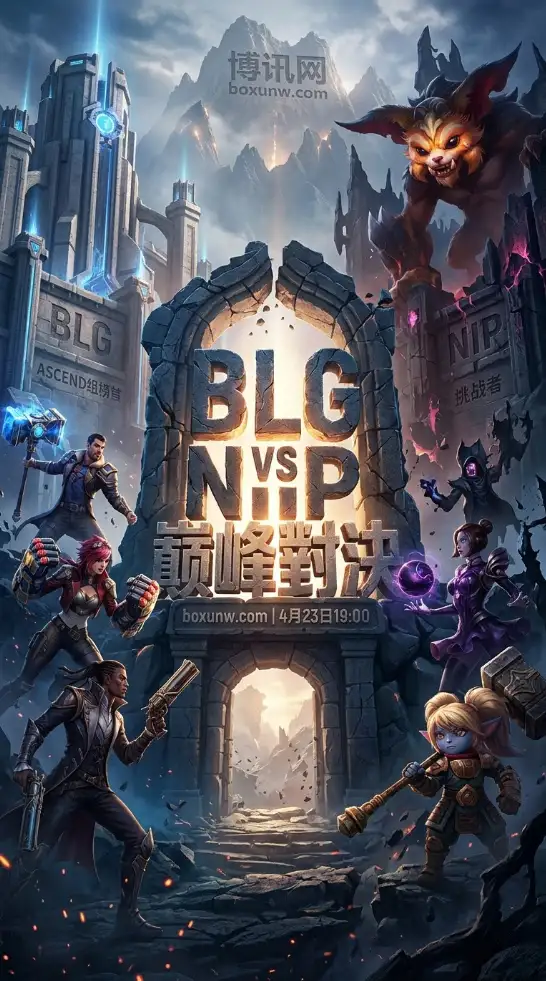 19:00准时开战！LPL强强对话BLG vs NIP，30天胜率82%对阵50%，谁能稳居第一梯队？