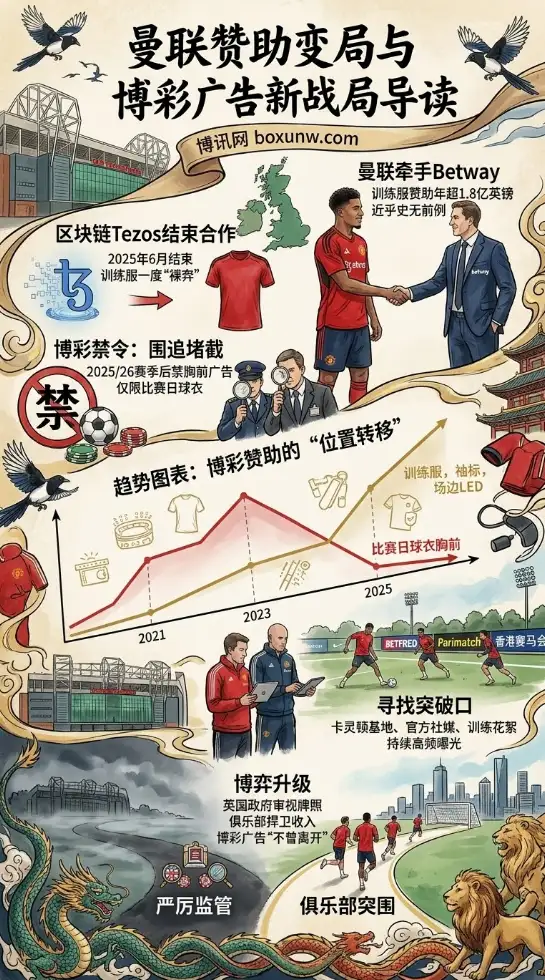 禁了胸前广告却禁不掉它！曼联1.67亿签约Betway，下赛季这3大位置依旧刷屏