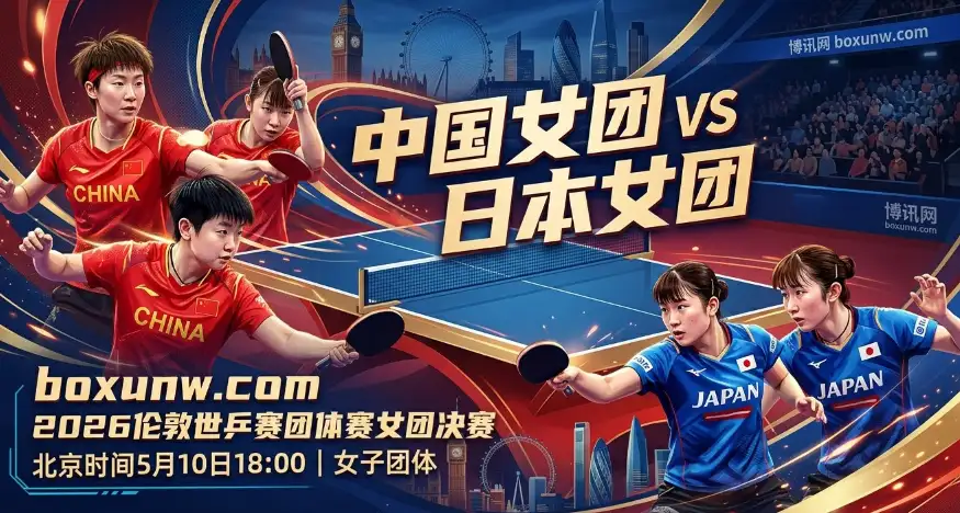 中国vs日本 | 2026伦敦世乒赛女团决赛 | 赔率前瞻与赛前分析