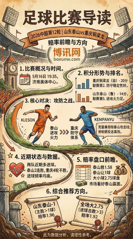克雷桑狂轰9球状态火爆！山东泰山硬刚中超榜眼重庆，谁能拿下这关键3分