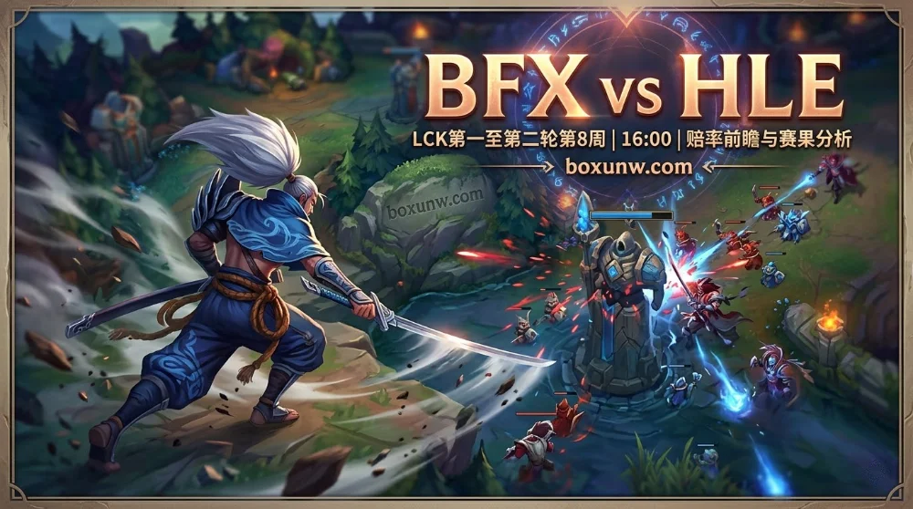 BFX vs HLE：2-0速通？胜负赔率低至1.10，交锋记录10胜1负！