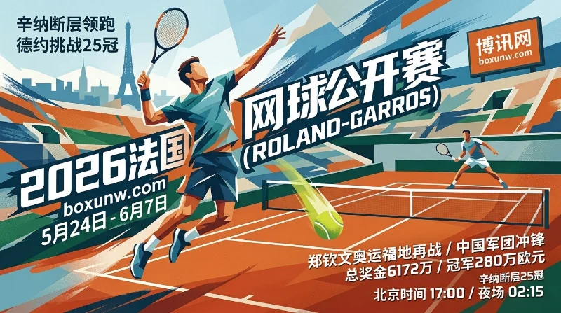 2026法网正赛 | 赛程签表 | 中国军团 | 奖金赔率 | 夺冠热门