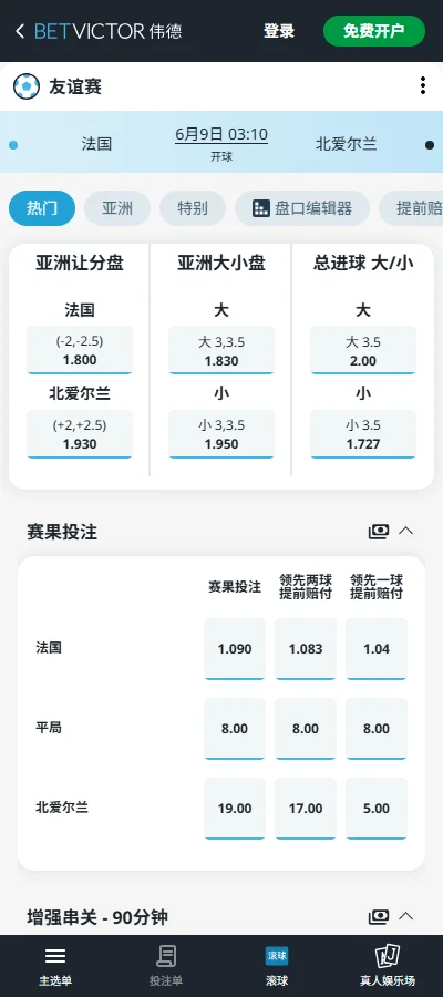 澳大利亚vs瑞士-国际友谊赛盘口和赔率-伟德(Betvictor)