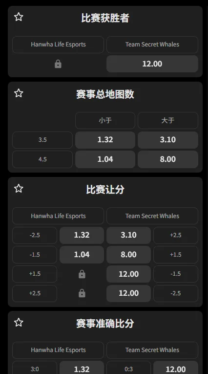 HLE vs TSW - 2026英雄联盟MSI季中冠军赛赔率盘口信息必威(Betway)提供