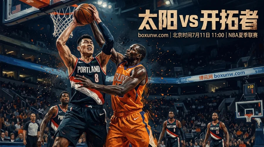 太阳vs开拓者：杨瀚森第2次征战NBA夏联迎硬仗，最新赔率揭秘