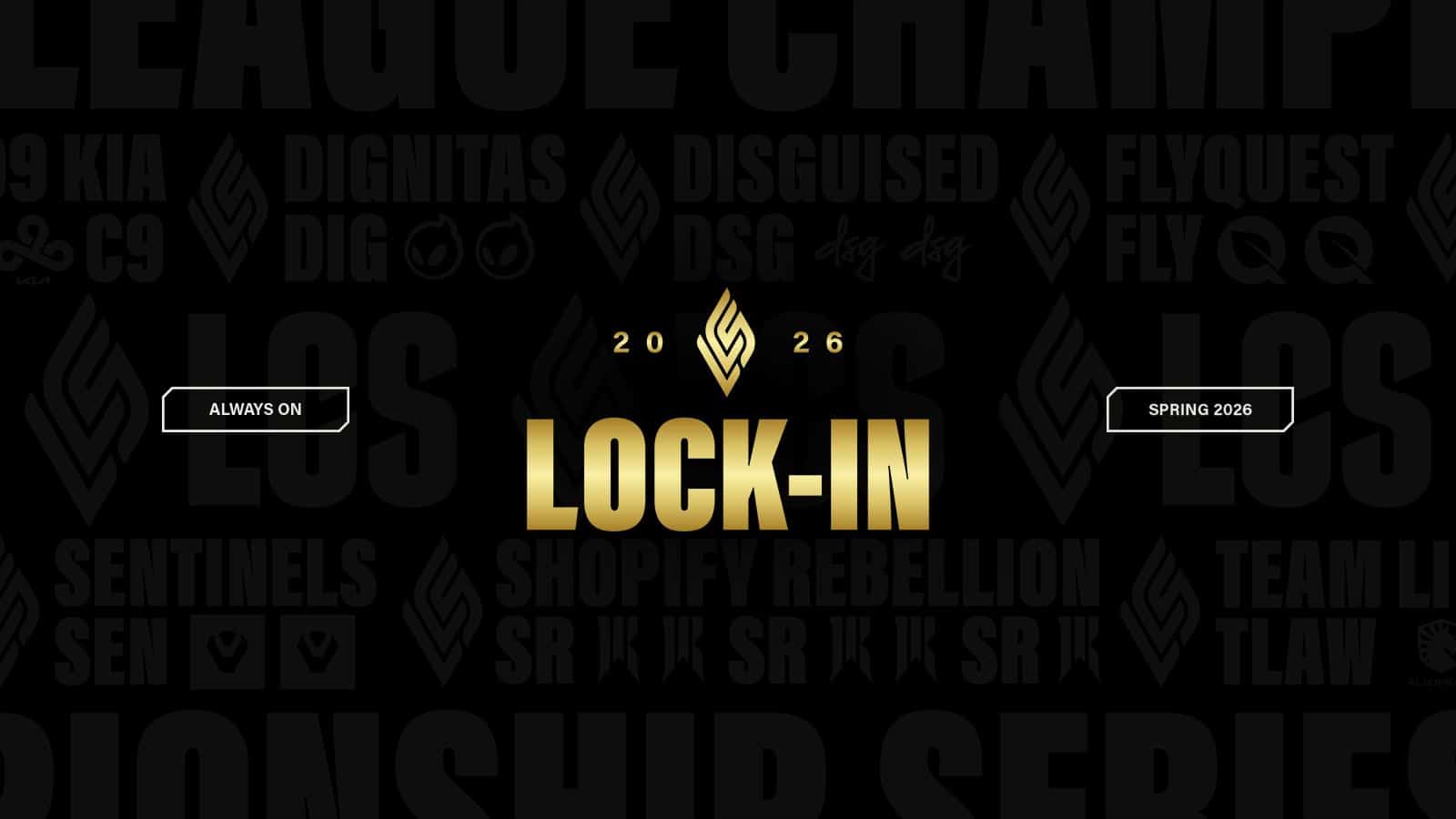 2026 LCS Lock-In季后赛阵容揭晓,冠军直通国际赛! 2026 LCS Lock-In季后赛阵容揭晓,冠军直通国际赛!